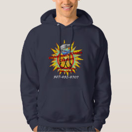 Neues Design für Fischer-Choice Charters Hoodie