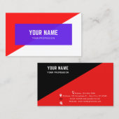 Neues Design für Visitenkarten Visitenkarte (Vorne/Hinten)