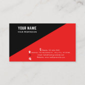 Neues Design für Visitenkarten Visitenkarte (Rückseite)