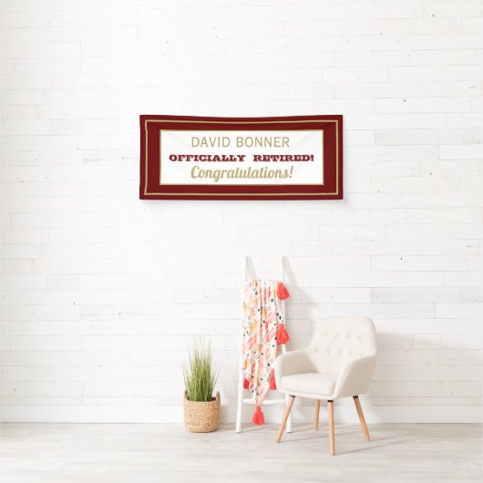 Neues Design!Happy Ruhestand Banner (Insitu)