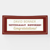 Neues Design!Happy Ruhestand Banner (Horizontal)