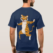 neues Design im Tigerstil T-Shirt (Rückseite)