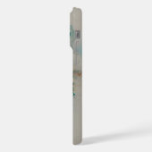 Neues Design in neutraler Farbe iPhone Hülle (Linke Seite)