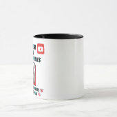 Neues Design "macht die Zunge zum Gehirn"-Tasse Tasse (Zentrum)