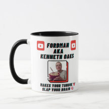 Neues Design "macht die Zunge zum Gehirn"-Tasse