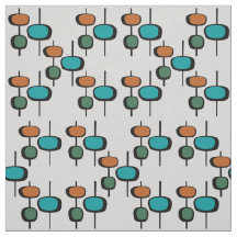 Neues Design Vintages Retroblau Mitte des Jahrhund