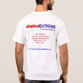 Neues Digital-Emblem T-Shirt (Rückseite)
