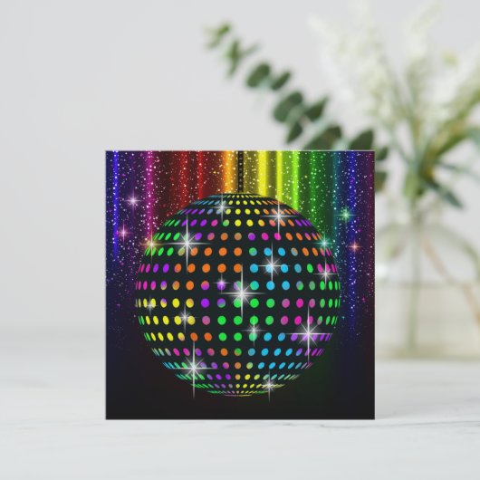 Neues DISCO-Party - SRF Einladung (Stehend Vorderseite)