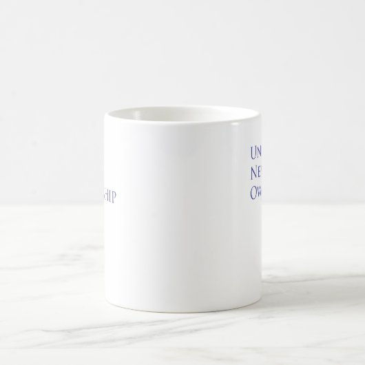 Neues Eigentum Kaffeetasse (Mittel)