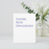 Neues Eigentum Postkarte (Stehend Vorderseite)