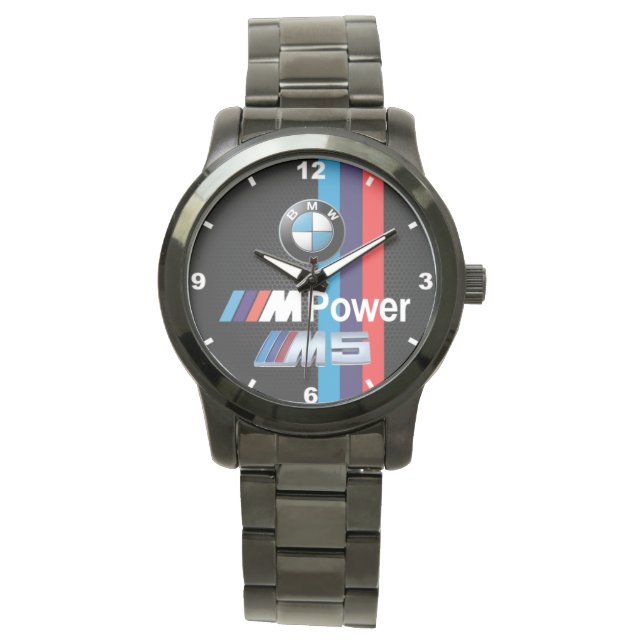 Neues Element BMW M5 Quarzansehen Armbanduhr (Vorderseite)