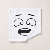 Neues Emoji-Gesicht Badhandtuch Set (Waschlappen)