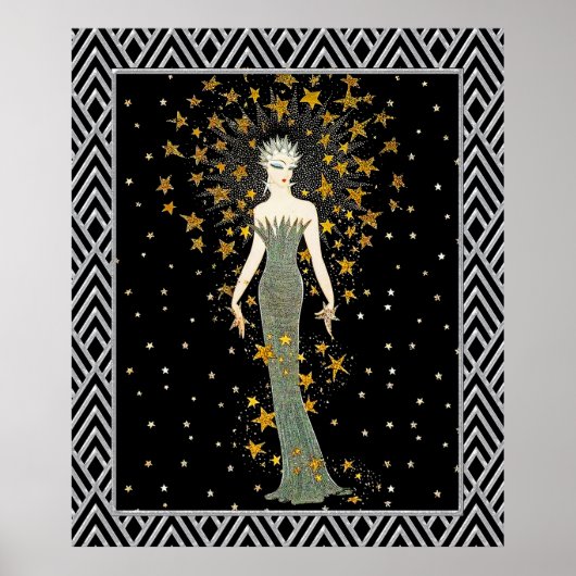Neues ERTE-Design (Sterne) Poster (Vorne)