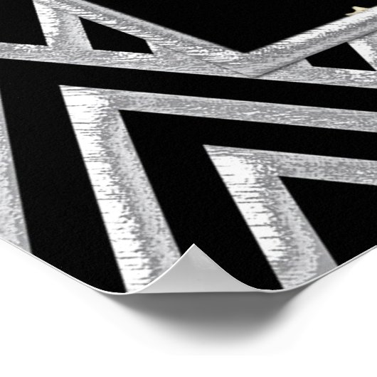 Neues ERTE-Design (Sterne) Poster (Ecke)