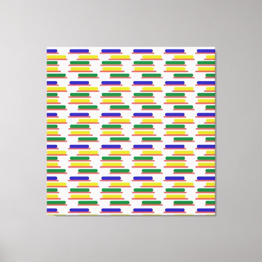 neues farbiges Quadrat und Rechteck Leinwanddruck (Vorderseite)