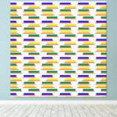 neues farbiges Quadrat und Rechteck Leinwanddruck (Insitu (Holzboden))