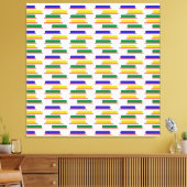 neues farbiges Quadrat und Rechteck Leinwanddruck (Insitu (Wohnzimmer))