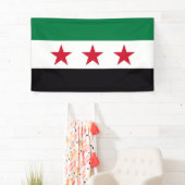 Neues Flaggensymbol in Syrien Banner (Insitu)