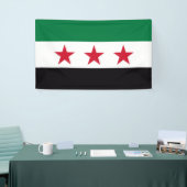 Neues Flaggensymbol in Syrien Banner (Messeveranstaltung)