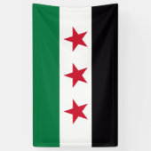 Neues Flaggensymbol in Syrien Banner (Vertikal)