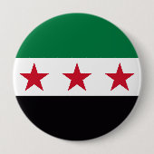 Neues Flaggensymbol in Syrien Button (Vorderseite)