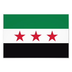 Neues Flaggensymbol in Syrien Fotodruck