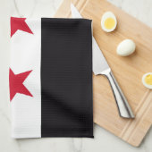 Neues Flaggensymbol in Syrien Geschirrtuch (Viertel Falte)