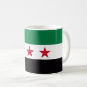 Neues Flaggensymbol in Syrien Kaffeetasse (VorderseiteRechts)