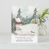 Neues Fleck des traditionellen Woods Holiday Movin Ankündigung (Stehend Vorderseite)