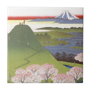 "Neues Fuji" Hiroshige Fliese