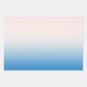 Neues Gap Sunrise Blue & Pink Ridges Foto Geschenkpapier Set (Vorderseite 2)