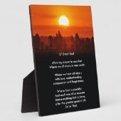 Neues Gebet Fotoplatte (Seite)