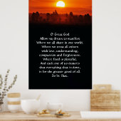 Neues Gebet Poster (Küche)