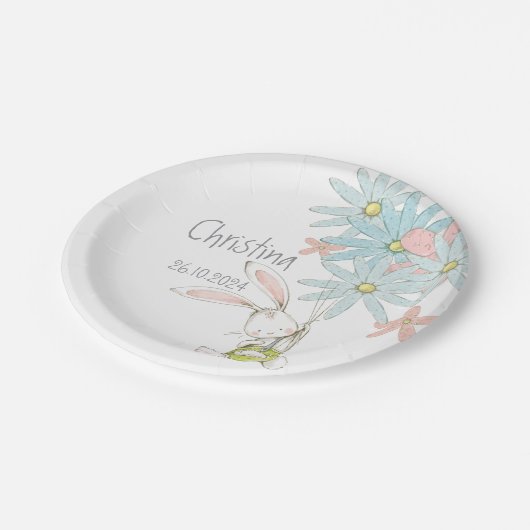 Neues Geborenes Design Pappteller (Schrägansicht)