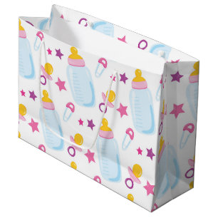 Neues geborenes Mädchen Große Geschenktüte