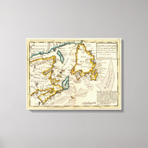 Neues gefundenes Land, Bucht St. Laurence, Acadia Leinwanddruck