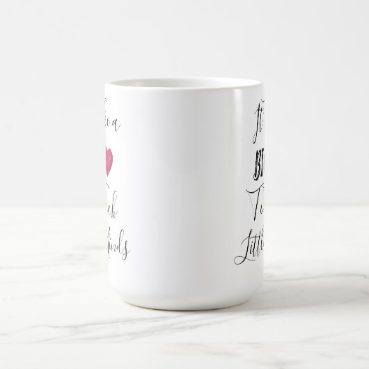 Neues Geschenk für Lehrer, Neue Tasse für Lehrer, (Mittel)
