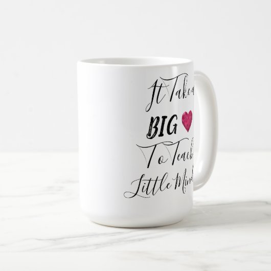 Neues Geschenk für Lehrer, Neue Tasse für Lehrer, (VorderseiteRechts)