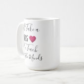 Neues Geschenk für Lehrer, Neue Tasse für Lehrer, (Vorderseite Links)