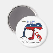 Neues GOP Logo-Magazin Magnet (Vorderseite/Rückseite)