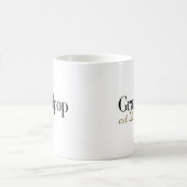 Neues Grandpop Est 2009 Kaffeetasse (Mittel)