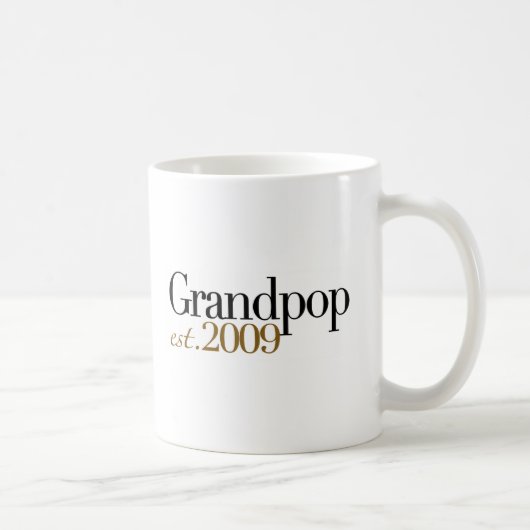 Neues Grandpop Est 2009 Kaffeetasse (Rechts)
