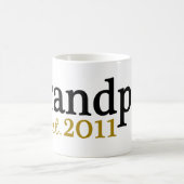 Neues Grandpop est 2011 Kaffeetasse (Mittel)