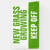 NEUES GRASS-WACHSTUM BEHIELT AB BANNER (Vertikal)