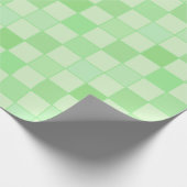Neues grünes Scheckpapier Geschenkpapier (Ecke)