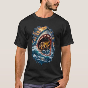 Neues Hai-Stil T-Shirt
