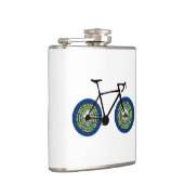 Neues Hampshire Flag Cycling Flachmann (Rechts)