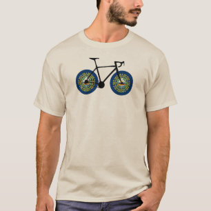Neues Hampshire Flag Cycling T-Shirt