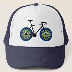 Neues Hampshire Flag Cycling Truckerkappe