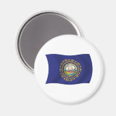 Neues Hampshire Flag Magnet (Vorderseite/Rückseite)